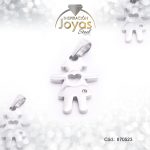 Dije de Acero Aleación Circón Plateado Niña - 870523