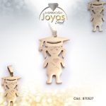 Dije de Acero Variado  Dorado Niña, Graduación - 870527