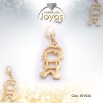 Dije de Acero Variado  Dorado Niño - 870530