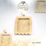 Dije de Acero Religioso Dorado Virgen de Guadalupe - 870536