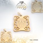 Dije de Acero Religioso Dorado Virgen Milagrosa - 870540