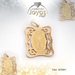 Dije de Acero Religioso Dorado Virgen de Guadalupe - 870541