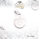 Dije de Acero Religioso Plateado Virgen de Guadalupe - 870552