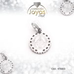 Dije de Acero Religioso Plateado Virgen La Milagrosa - 870553