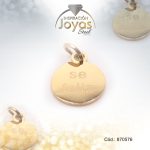 Dije de Acero Variado Motivacional Dorado Círculo - 870576