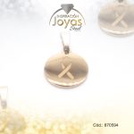 Dije de Acero Variado  Dorado Cáncer de Mama - 870594