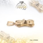 Dije de Acero Variado  Dorado Carro - 870600