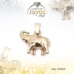 Dije de Acero Variado  Dorado Elefante - 870623