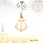 Dije de Acero Variado  Dorado Ancla - 870625
