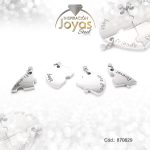 Dije de Acero Tu Y Yo  Plateado Rompe Cabezas - 870629