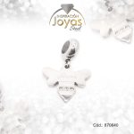 Dije de Acero Variado Circón Pandora Plateado Abeja - 870640