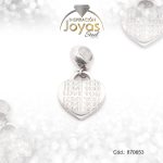 Dije de Acero Variado Pandora Plateado Corazón - 870653