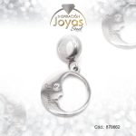 Dije de Acero Variado Circón Pandora Plateado Media Luna - 870662