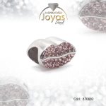 Dije de Acero Variado Circón Pandora Plateado Rosado Labios - 870682