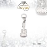 Dije de Acero Variado Pandora Plateado Guitarra - 870688