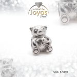 Dije de Acero Variado Pandora Plateado Oso - 870694