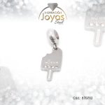 Dije de Acero Variado Circón Pandora Plateado Paleta - 870702