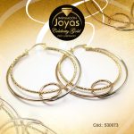 Argolla Celebrity Gold Tono 3 Tonos Forma  Trancadero: Pasador V D: 5 cm A: 0,3 cm  Doble - 530073