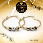 Argolla Celebrity Gold Tono 3 Tonos Colgante  Trancadero: Pasador V D: 3 cm A: 0,1 cm  Esfera - 530080