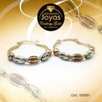 Argolla Celebrity Gold Tono 3 Tonos Colgante  Trancadero: Insercion D: 3 cm A: 0,1 cm  Esfera - 530081