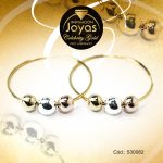 Argolla Celebrity Gold Tono 3 Tonos Colgante  Trancadero: Insercion D: 3,5 cm A: 3,5 cm  Esfera - 530082