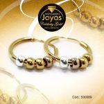 Argolla Celebrity Gold Tono 3 Tonos Colgante  Trancadero: Insercion D: 1,5 cm A: 0,1 cm  Esfera - 530089