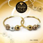 Argolla Celebrity Gold Tono 3 Tonos Colgante  Trancadero: Insercion D: 2 cm A: 0,1 cm  Esfera - 530094