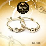 Argolla Celebrity Gold Tono Dorado Colgante  Trancadero: Pasador V D: 1,3 cm A: 1,3 cm  Entorchada - 530095