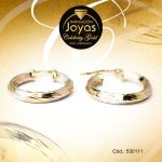 Argolla Celebrity Gold Tono Dorado Variado  Trancadero: Pasador V D: 1,5 cm A: 0,3 cm  Borde Ancho - 530111