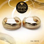 Argolla Celebrity Gold Tono Dorado Variado  Trancadero: Insercion D: 2,8 cm A: 0,7 cm  Borde Ancho - 530116