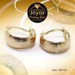 Argolla Celebrity Gold Tono Dorado Variado  Trancadero: Insercion D: 1,7 cm A: 0,6 cm  Borde Ancho - 530119