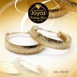 Argolla Celebrity Gold Tono Dorado Variado  Trancadero: Insercion D: 1,8 cm A: 0,4 cm  Borde Ancho - 530128