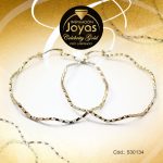 Argolla Celebrity Gold Tono 3 Tonos Forma  Trancadero: Pasador V D: 5,2 cm A: 0,1 cm  Entorchada -530134