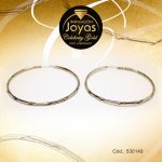 Argolla Celebrity Gold Tono Dorado Variado  Trancadero: Pasador V D: 4,5 cm A: 4,5 cm  Repuje de Líneas - 530149