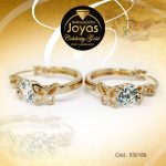 Argolla Celebrity Gold Tono Dorado Aleación Circón Trancadero: Pasador V D: 1,3 cm A: 0,2 cm  Mariposa - 530189