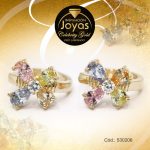 Argolla Celebrity Gold Tono Dorado Aleación Piedra Trancadero: Insercion D: 1 cm A: 0,1 cm  Flor Multi Color - 530206