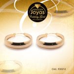 Argolla Celebrity Gold Variado Dorado Borde Ancho  - 530212