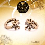 Argolla Celebrity Gold Aleación Micro Circón Dorado Libélula  - 530291