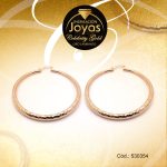 Argolla Celebrity Gold Variado Dorado Repuje de Cuadros  - 530354