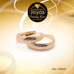 Argolla Celebrity Gold Variado Dorado Borde Ancho  - 530510