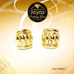 Zarcillo Celebrity Gold Tono Dorado Aleación Circón Trancadero: Mariposa   A: 0,7 cm L: 0,7 cm Cuadrado - 550037