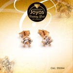 Zarcillo Celebrity Gold Tono Dorado Aleación Circón Trancadero: Mariposa   A: 0,5 cm L: 1,1 cm Solitario - 550044