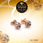 Zarcillo Celebrity Gold Tono Dorado Aleación Circón Trancadero: Mariposa   A: 0,6 cm L: 0,6 cm Solitario - 550064