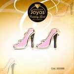 Zarcillo Celebrity Gold Tono Dorado Aleación Esmalte Trancadero: Mariposa   A: 1 cm L: 1 cm Tacón Rosado - 550089