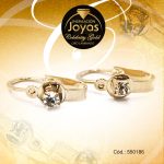 Zarcillo Celebrity Gold Tono Dorado Colgante  Trancadero: Catalan   A: 0,5 cm L: 1,5 cm Solitario - 550186