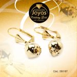 Zarcillo Celebrity Gold Tono Dorado Colgante  Trancadero: Catalan   A: 0,9 cm L: 2,5 cm Esfera - 550187