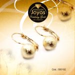 Zarcillo Celebrity Gold Tono Dorado Colgante  Trancadero: Catalan   A: 1,5 cm L: 2,5 cm Esfera - 550192