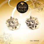 Zarcillo Celebrity Gold Tono Dorado Variado  Trancadero: Mariposa   A: 0,4 cm L: 0,4 cm Flor - 550226