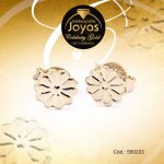 Zarcillo Celebrity Gold Tono Dorado Variado  Trancadero: Mariposa   A: 0,6 cm L: 0,1 cm Flor - 550233