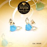 Zarcillo Celebrity Gold Tono Dorado Aleación Piedra Trancadero: Mariposa   A: 1,5 cm L: 0,5 cm Corazón con Alas Turquesa - 550286